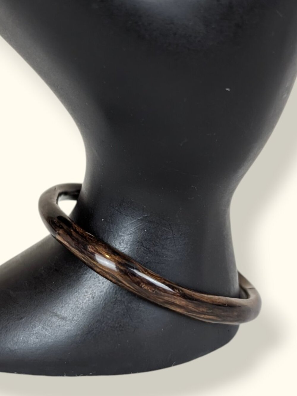 Vintage Mid-Century Faux Wood Bracelet - Picture 2 of 6